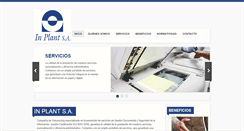 Desktop Screenshot of inplant.com.co