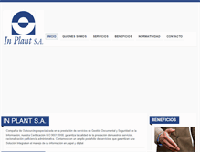 Tablet Screenshot of inplant.com.co